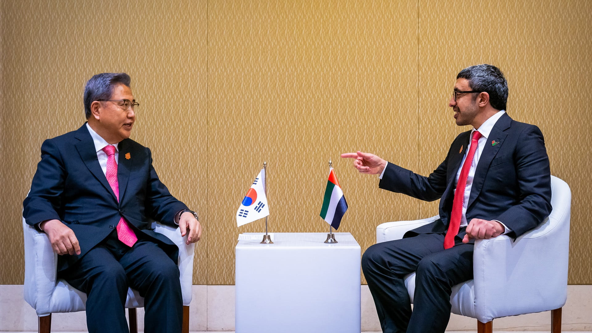 Image for the title: Abdullah bin Zayed, Korean FM discuss strategic relations 