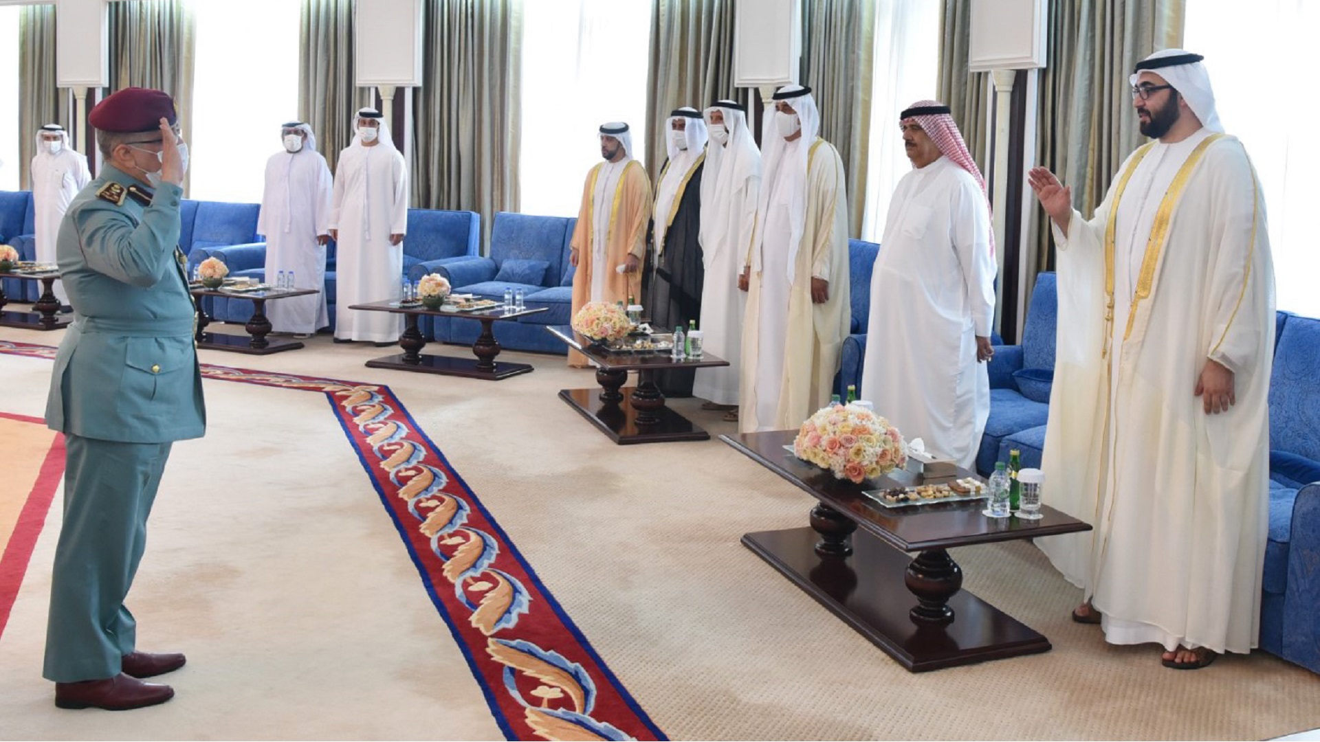 Image for the title: UAQ Crown Prince receives Eid Al Adha well-wishers 