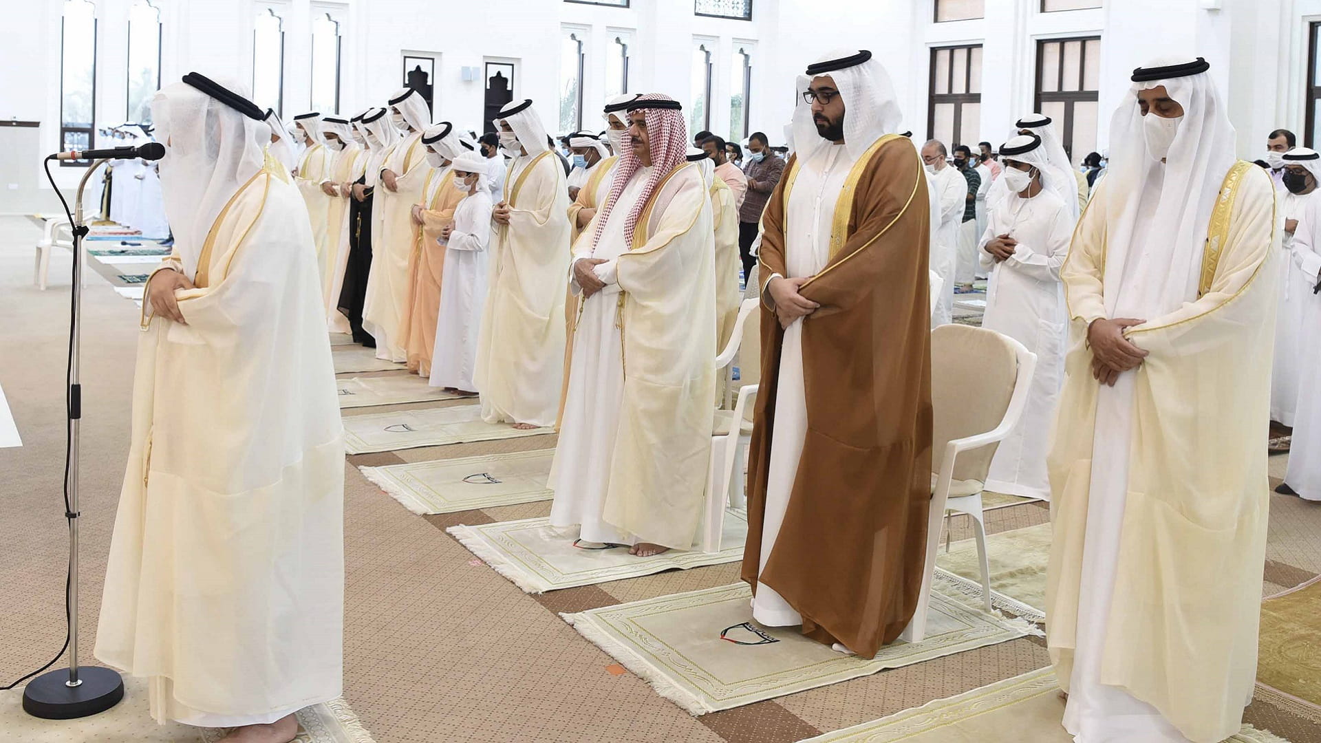 Image for the title: UAQ CP performs Eid Al Adha prayer 