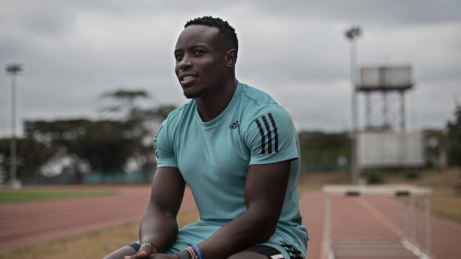 Image for the title: Africa's fastest man Omanyala is on a sprint mission for Kenya 