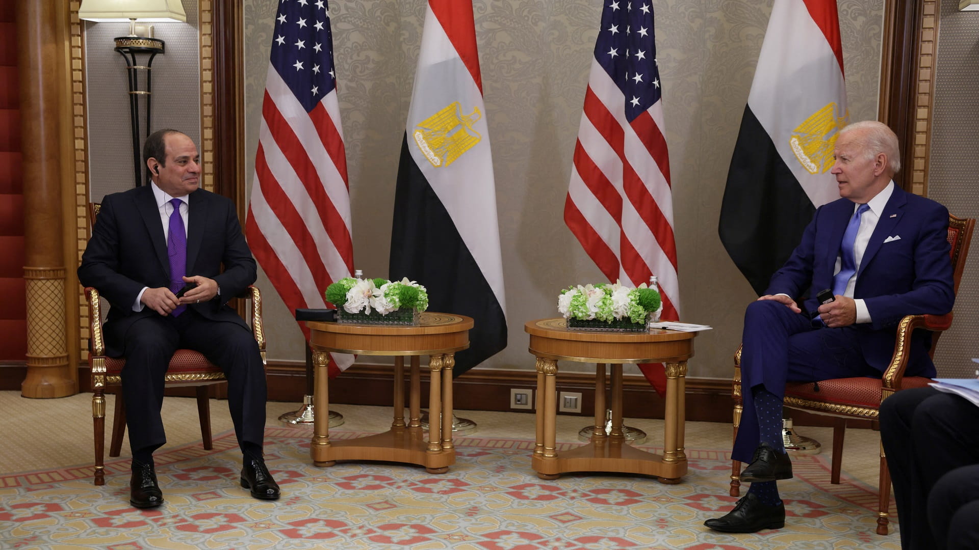 صورة بعنوان: السيسي يؤكد حرص مصر على تعزيز علاقات الشراكة مع الولايات المتحدة 