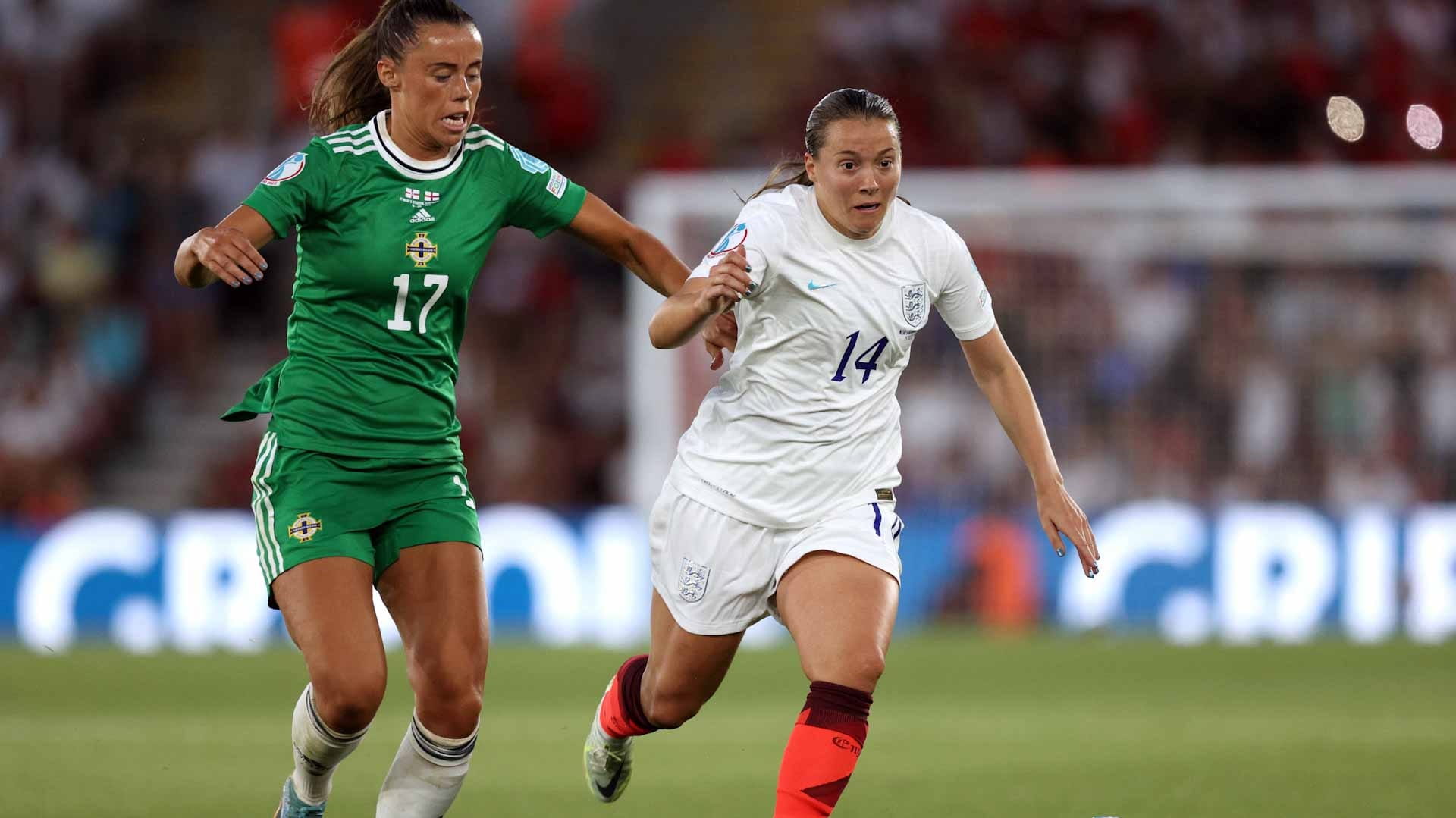 صورة بعنوان: منتخب إنجلترا يقسو على إيرلندا الشمالية في أمم أوروبا للسيدات 