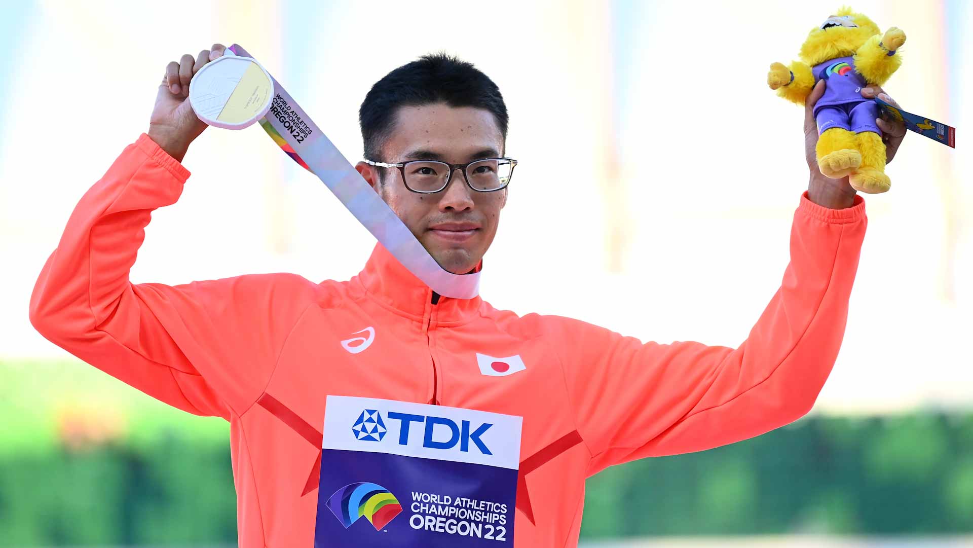 صورة بعنوان: الياباني يامانيشي يتوج بسباق المشي في بطولة العالم لألعاب القوى  