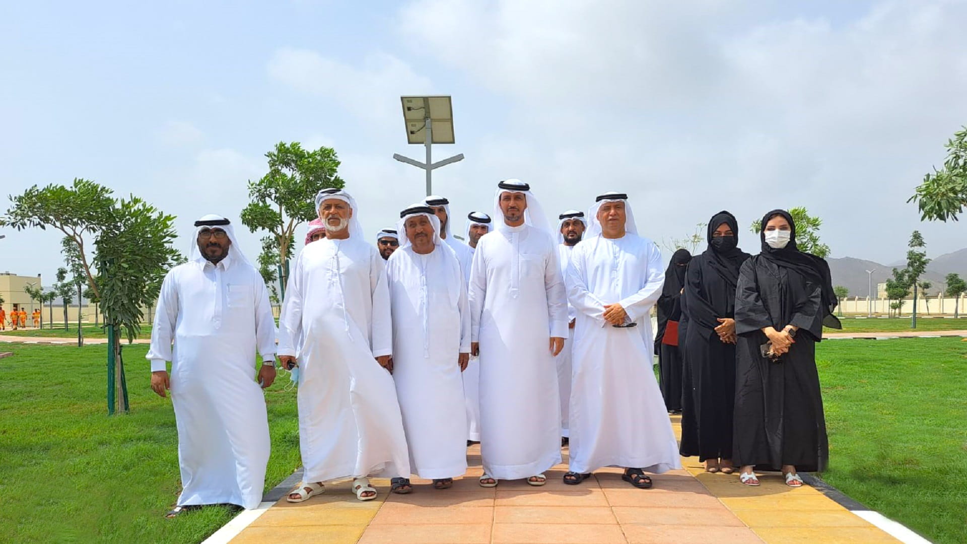 صورة بعنوان: أشغال الشارقة تنجز الأعمال الإنشائية لحديقة الغيل للنساء بكلباء 