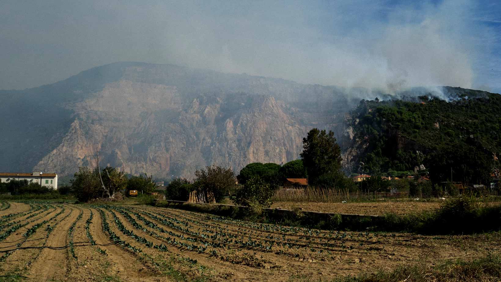 Image for the title: Italy battles wildfires as hundreds evacuated in Tuscany 