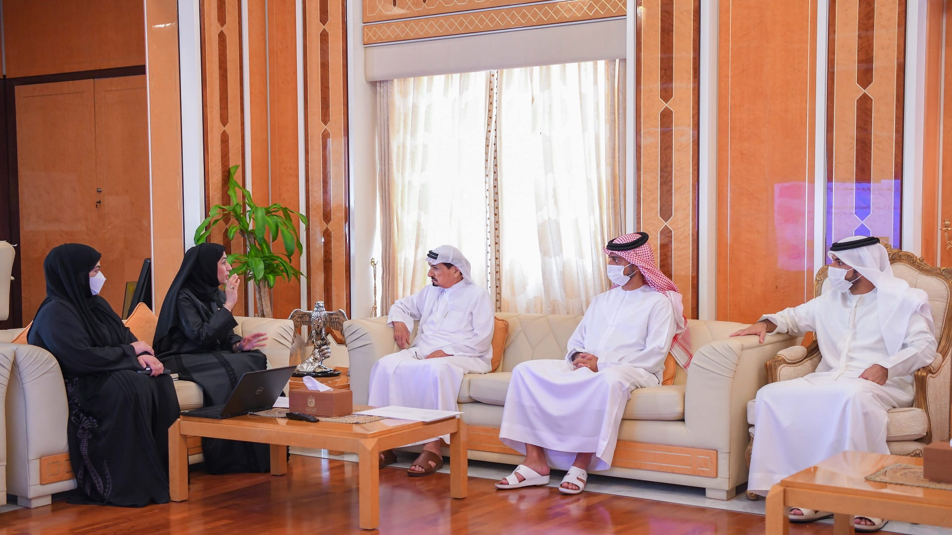 Image for the title: Ajman Ruler views plans, projects of MoCD 