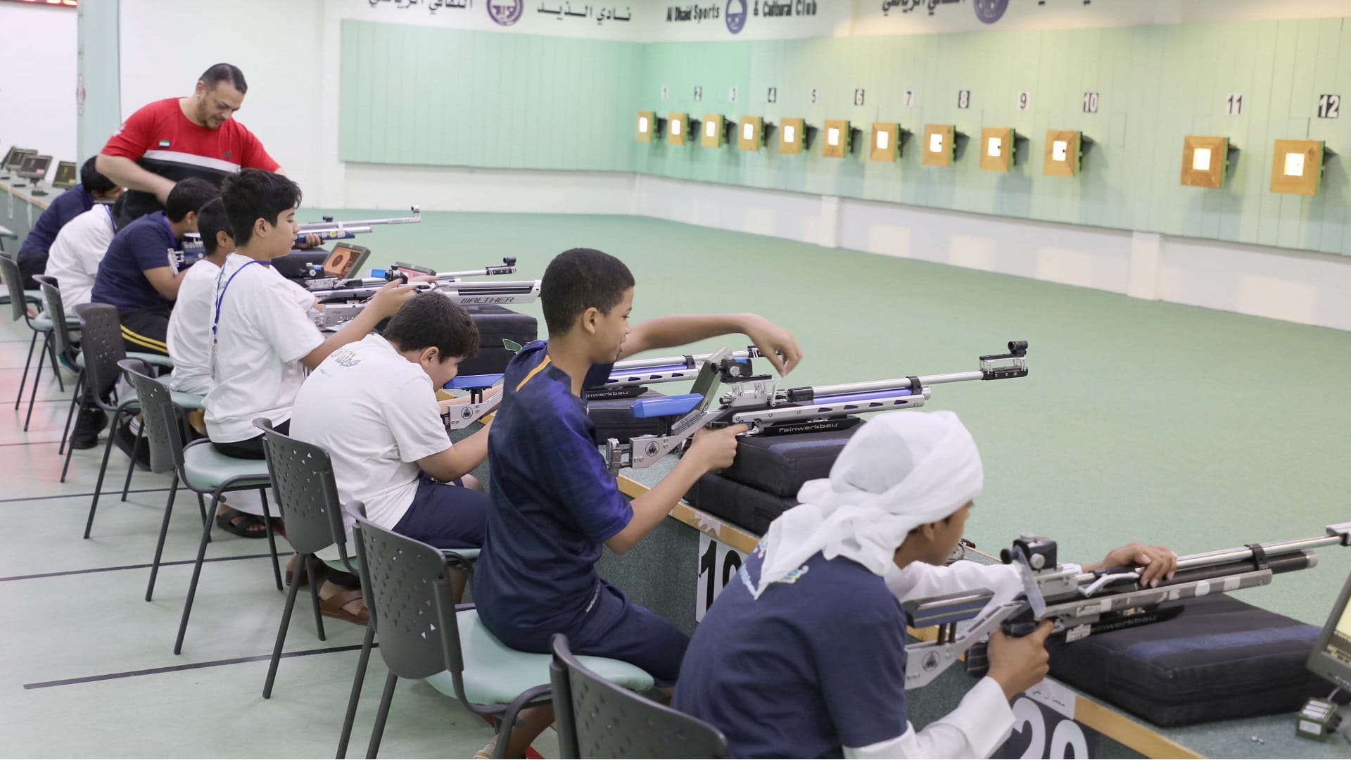 Image for the title: Al Dhaid Sports Club receives Al Madam visiting delegation 