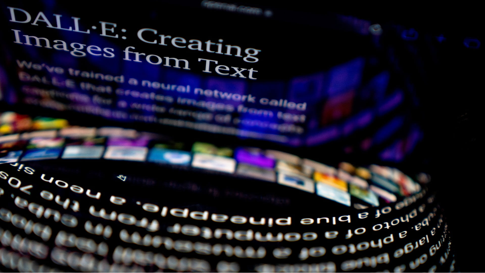 Image for the title: New AI tool that turns words into art enters testing phase 