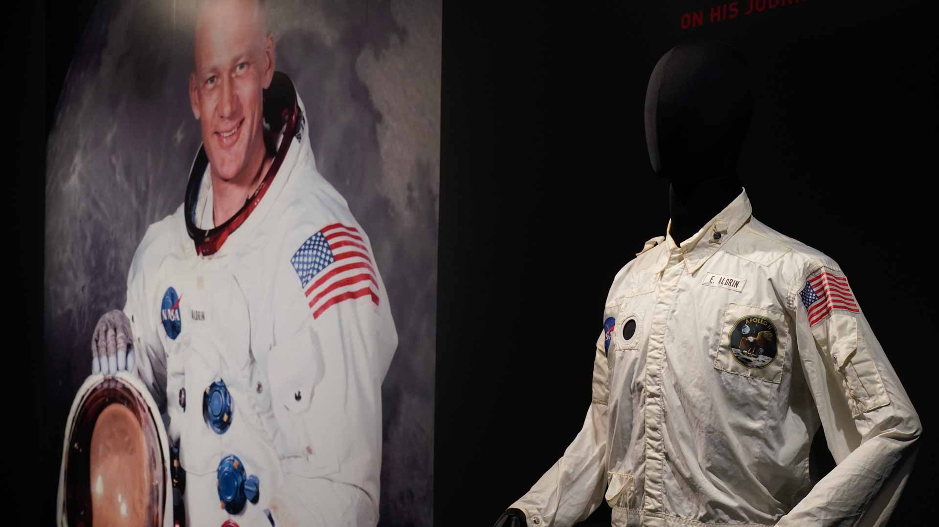 Image for the title: Buzz Aldrin's Apollo 11 jacket sold for $2.7 mn 