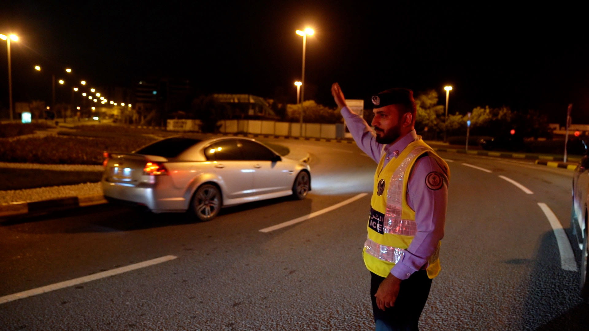 Image for the title: SP secures safety of roads in Khorfakkan after heavy rain 