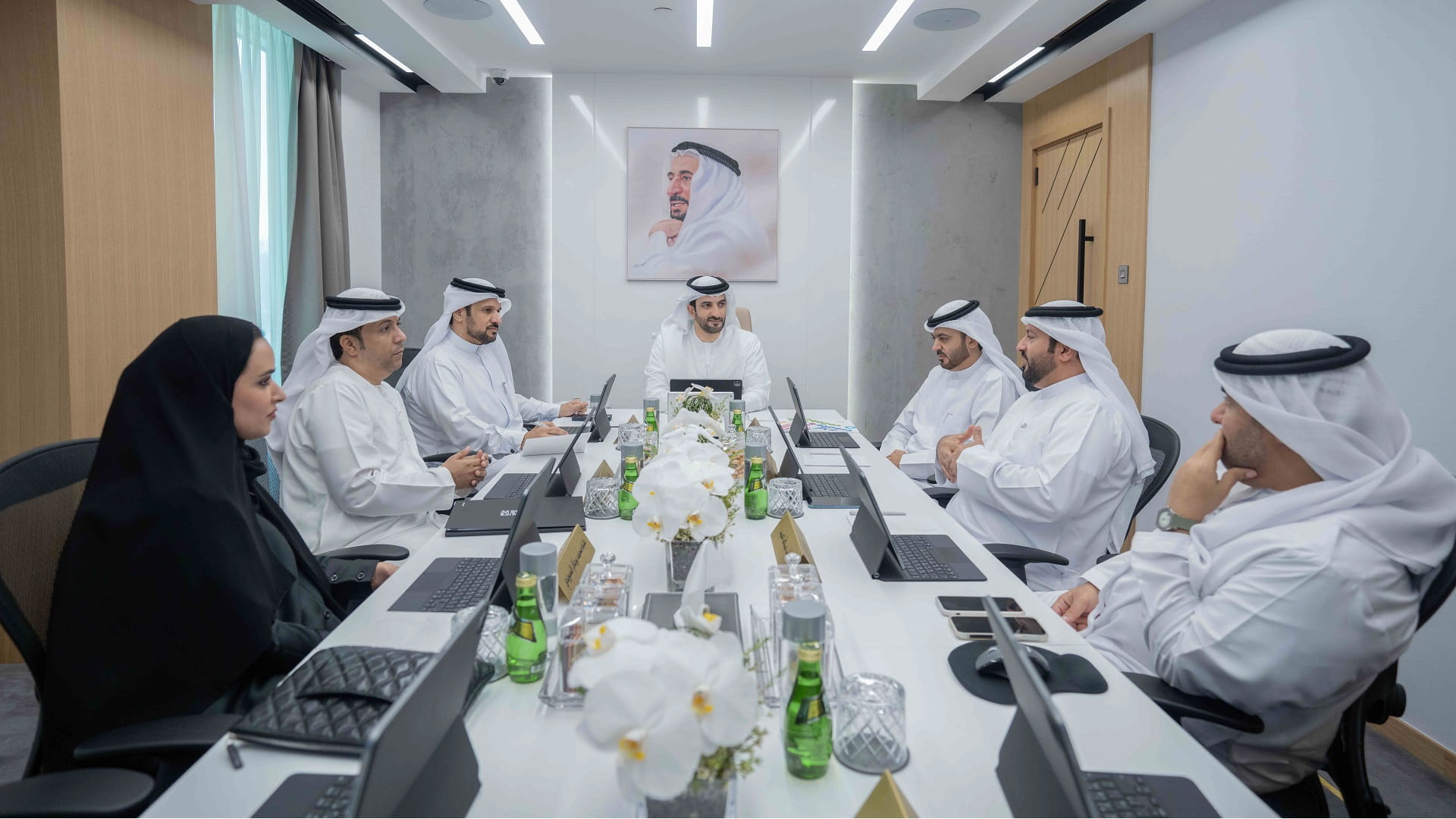 Image for the title: Sultan bin Ahmed stresses need to develop media cadres 