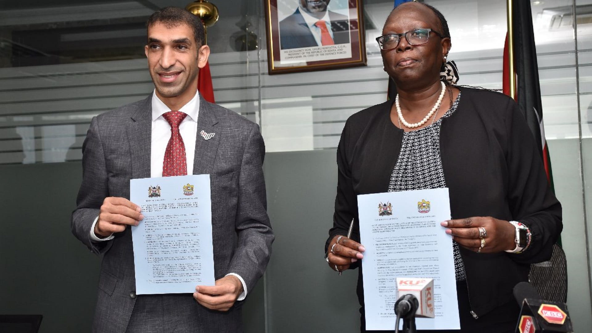 صورة بعنوان: الإمارات وكينيا تعلنان نية إطلاق محادثات لاتفاقية شراكة اقتصادية 