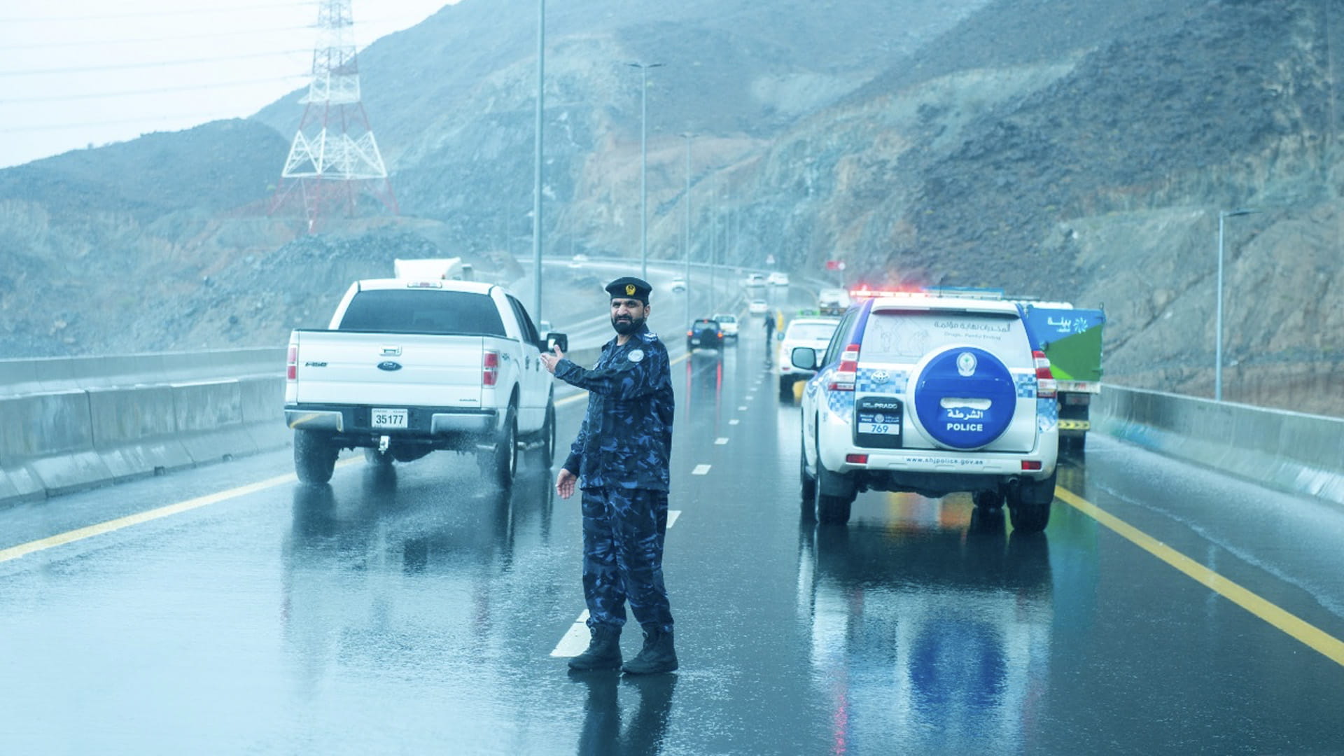 Image for the title: Rashid Al Zaabi: Sheltering 2,427 people in 5 centers in Kalba 