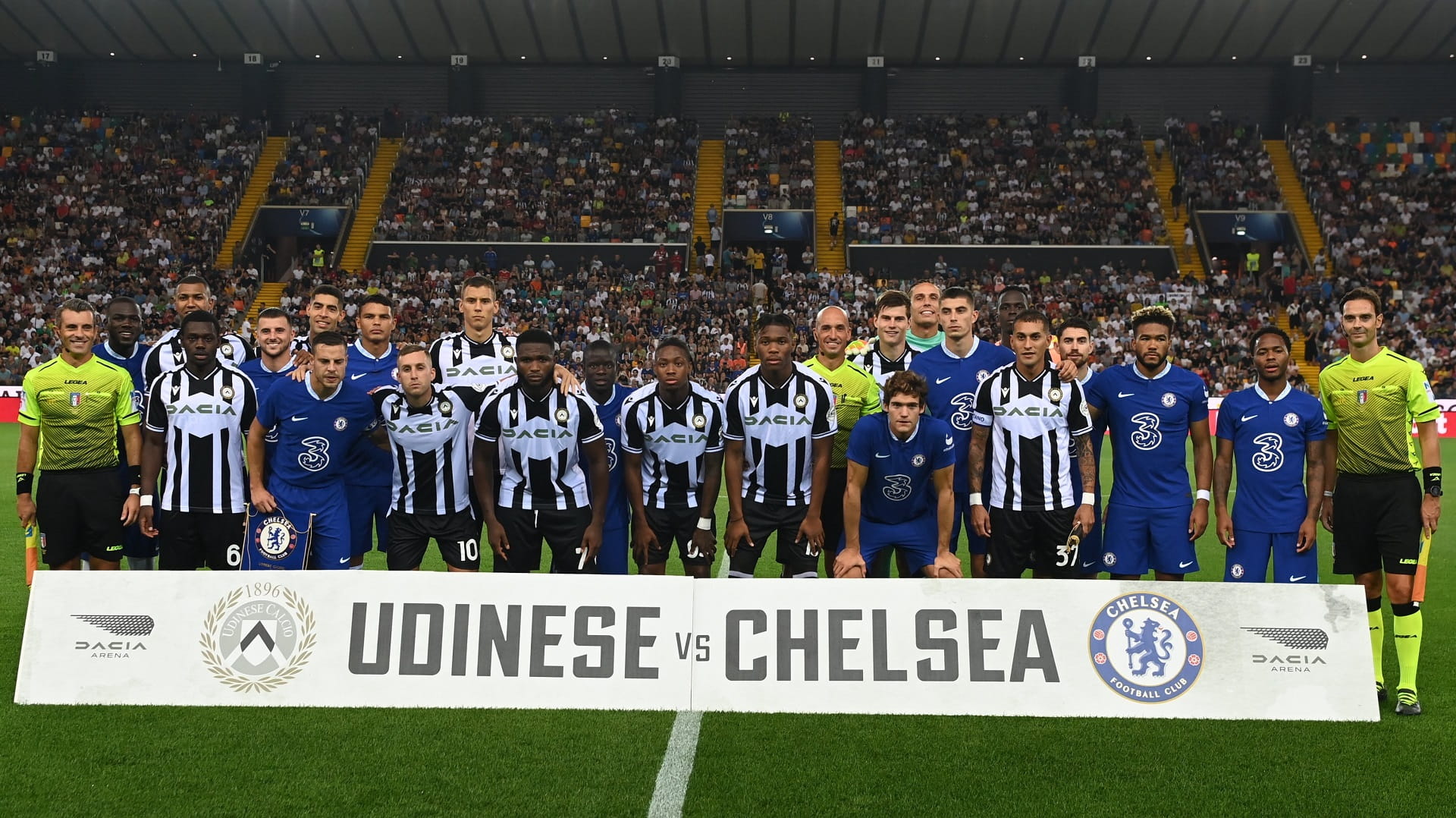 صورة بعنوان: تشيلسي الإنجليزي يتخطى أودينيزي الإيطالي استعداداً للموسم الجديد 