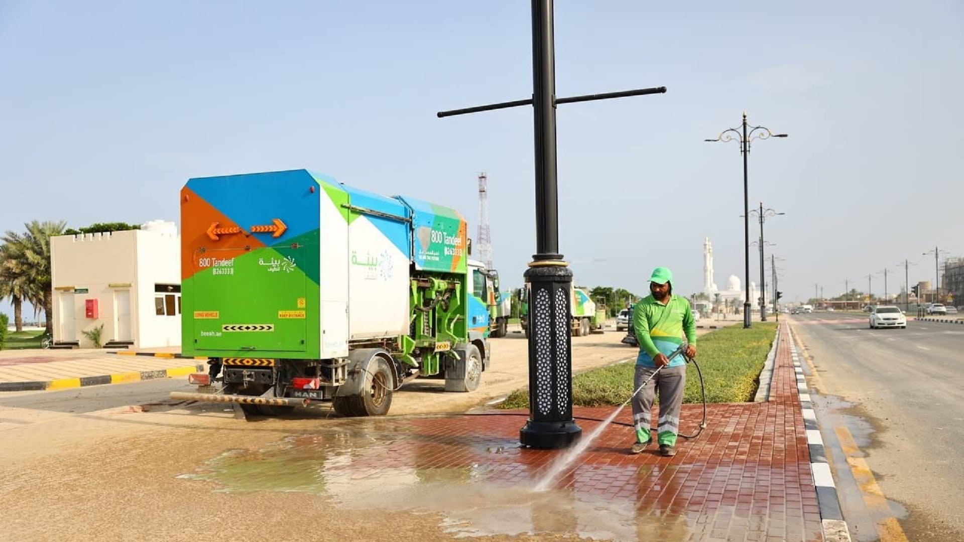 Image for the title: SM enhances rainwater withdrawing in Kalba with high-power pumps 