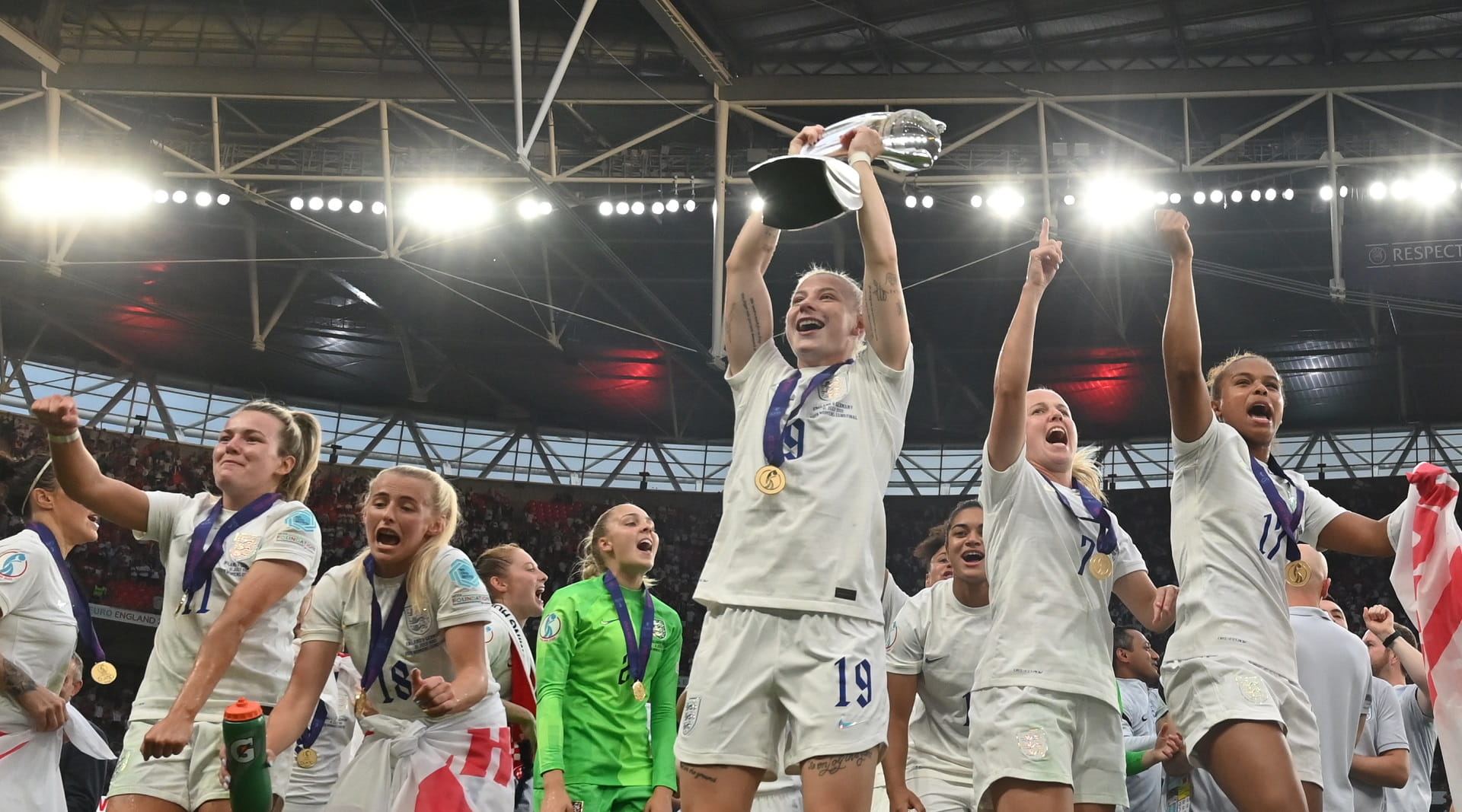 صورة بعنوان: منتخب إنجلترا يتوج ببطولة أمم أوروبا للسيدات 2022 