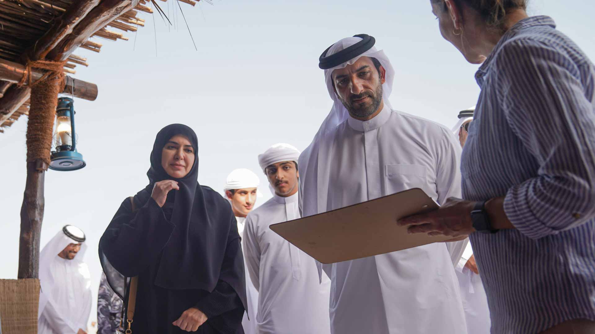 صورة بعنوان: سلطان بن أحمد يشهد فعاليات مهرجان صير بونعير في نسخته الـ 22 