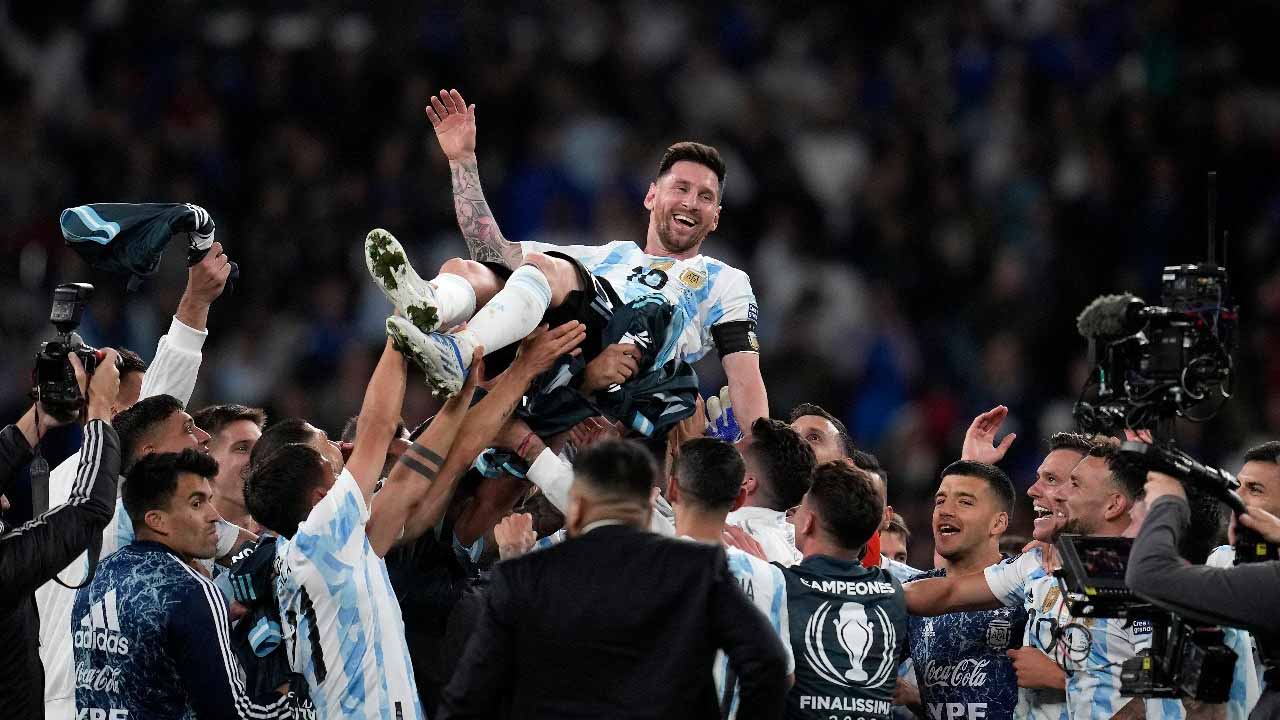 صورة بعنوان: منتخب الأرجنتين يحقق لقب كأس فيناليسيما 2022 