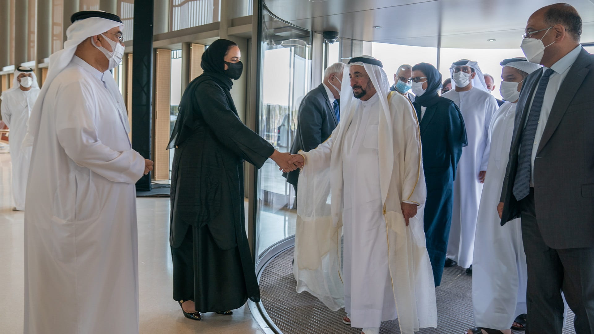 Image for the title: Sharjah Ruler attends honouring ceremony of ICCROM Award winners 