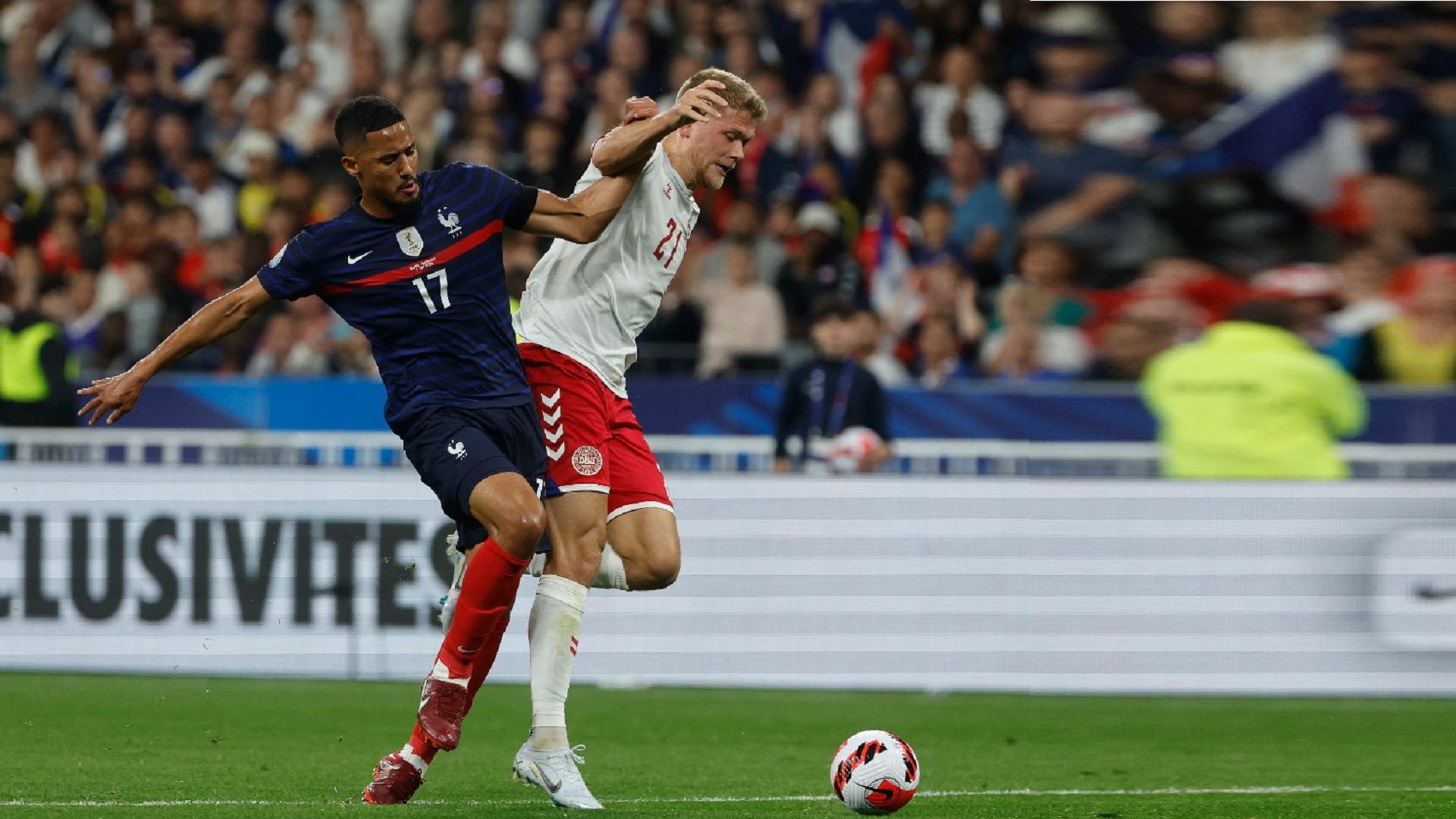 صورة بعنوان: فرنسا تسقط أمام الدنمارك بدوري الأمم الأوروبية لكرة القدم 