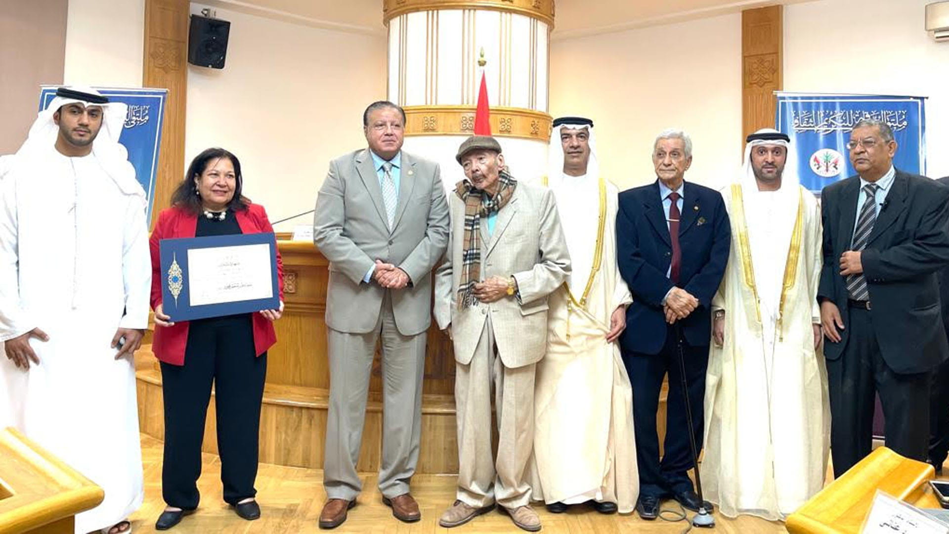 صورة بعنوان: الشارقة تحتفي بـ 4 أدباء مصريين في القاهرة 