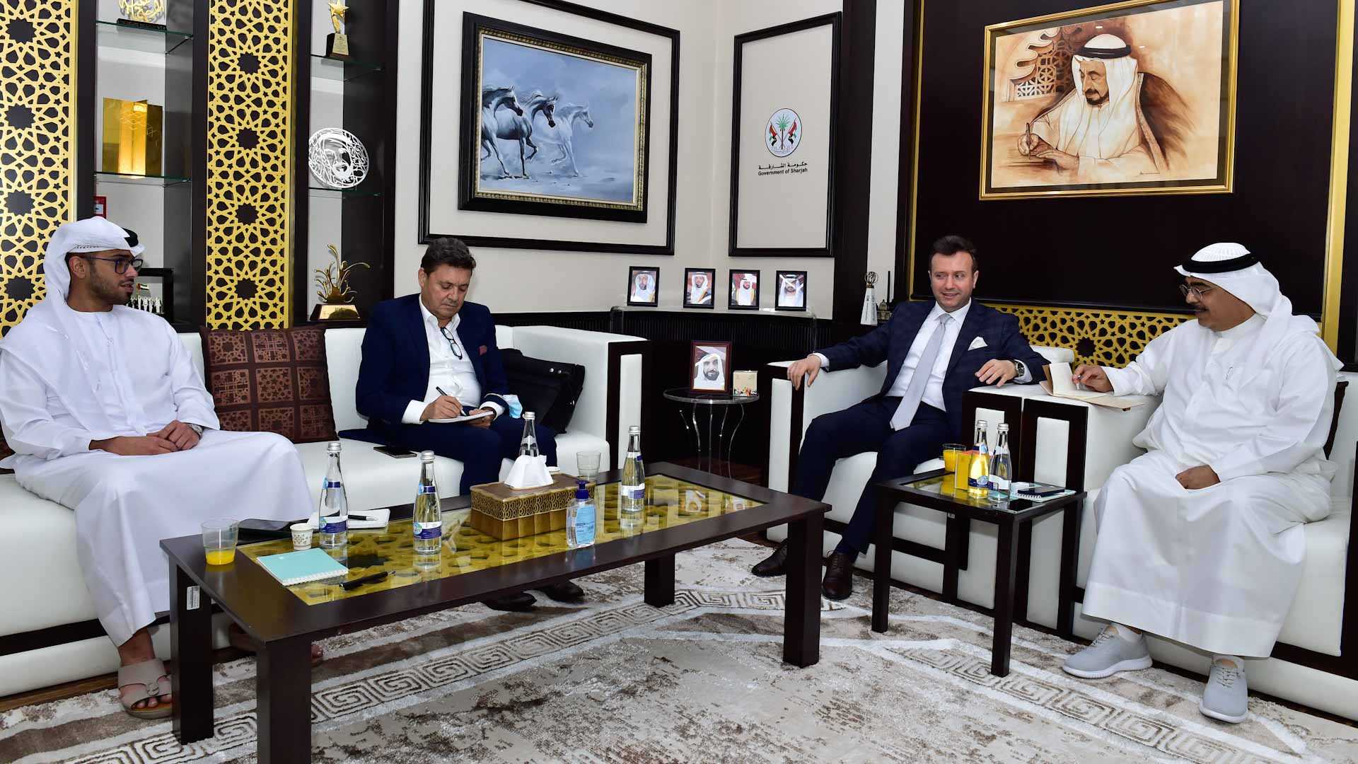 Image for the title: Al Musallam receives Ambassador of North Macedonia 