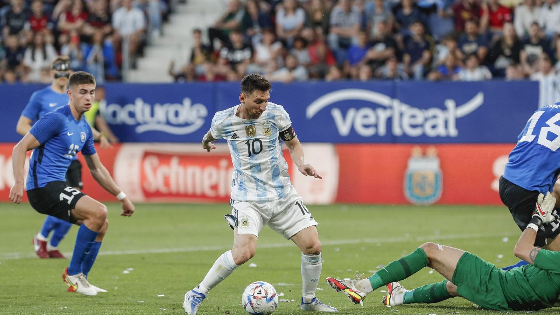 صورة بعنوان: النجم ميسي يقود الأرجنتين للفوز على إستونيا ودياً 