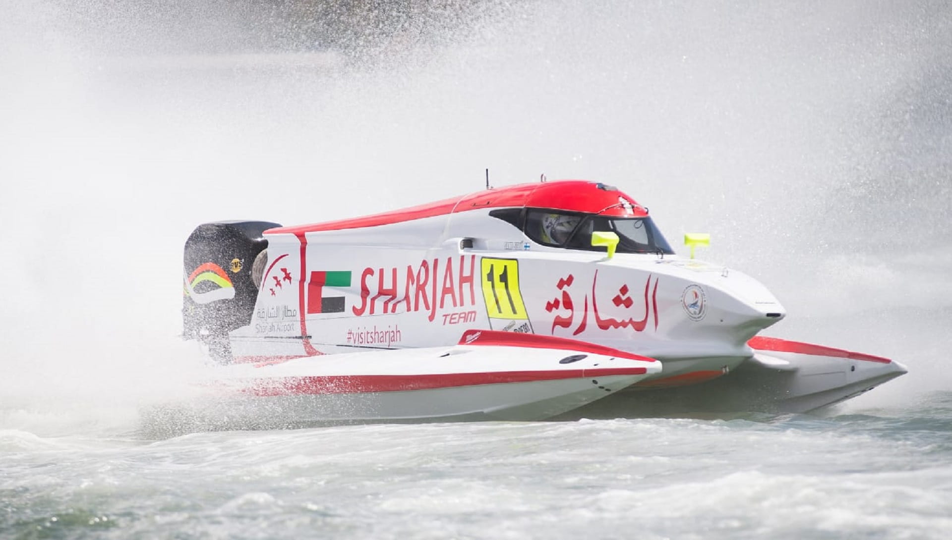 Image for the title: 'Sharjah Powerboats' ready for Formula 1 in France 