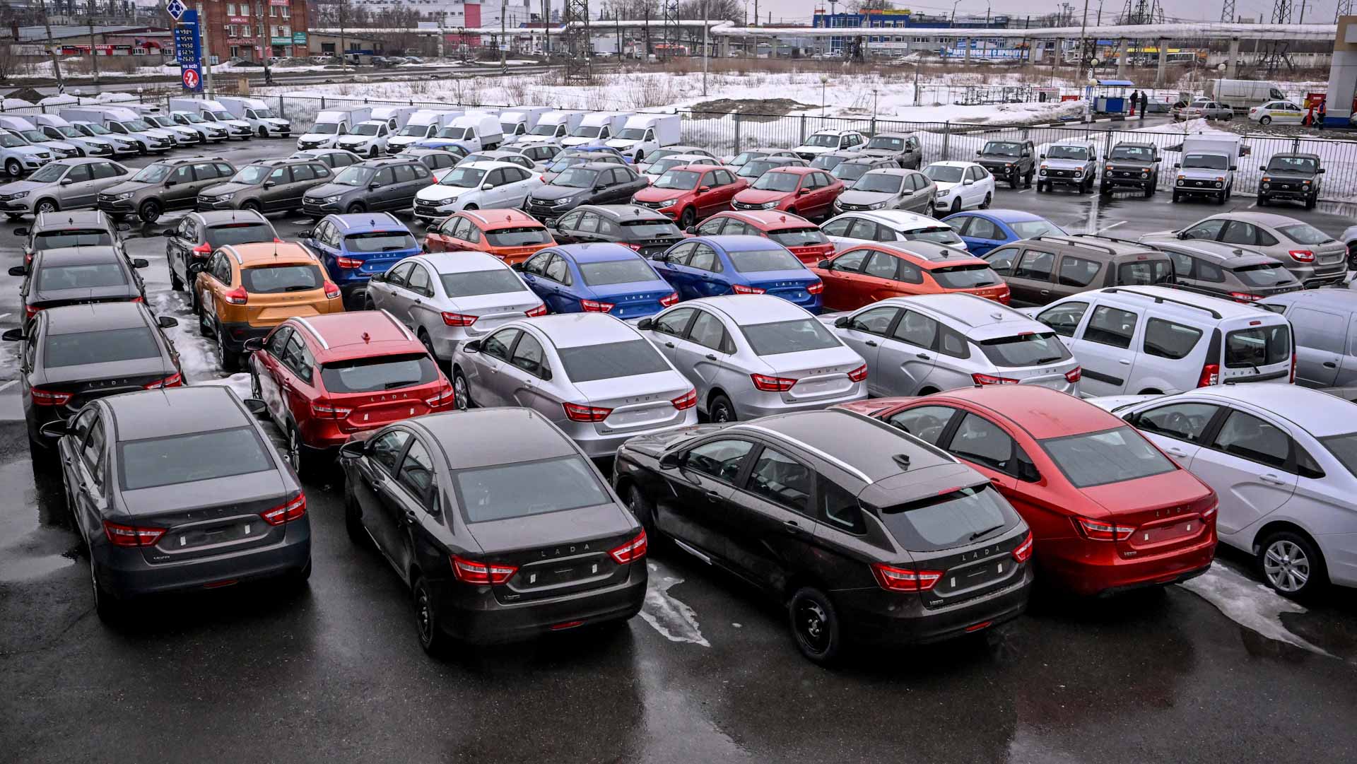 Image for the title: New car sales in Russia down 83.5% in May: industry 