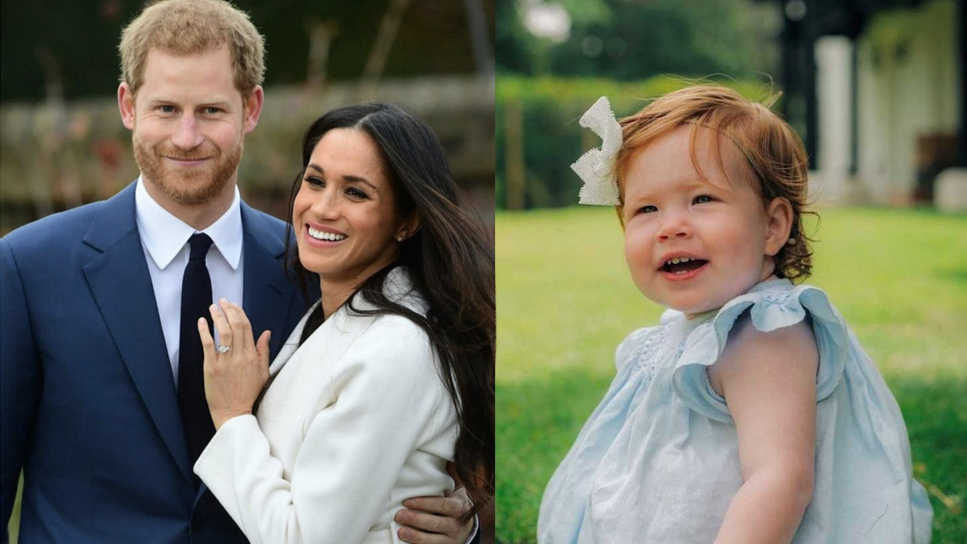 Image for the title: Picture released of Lilibet to celebrate her 1st birthday 