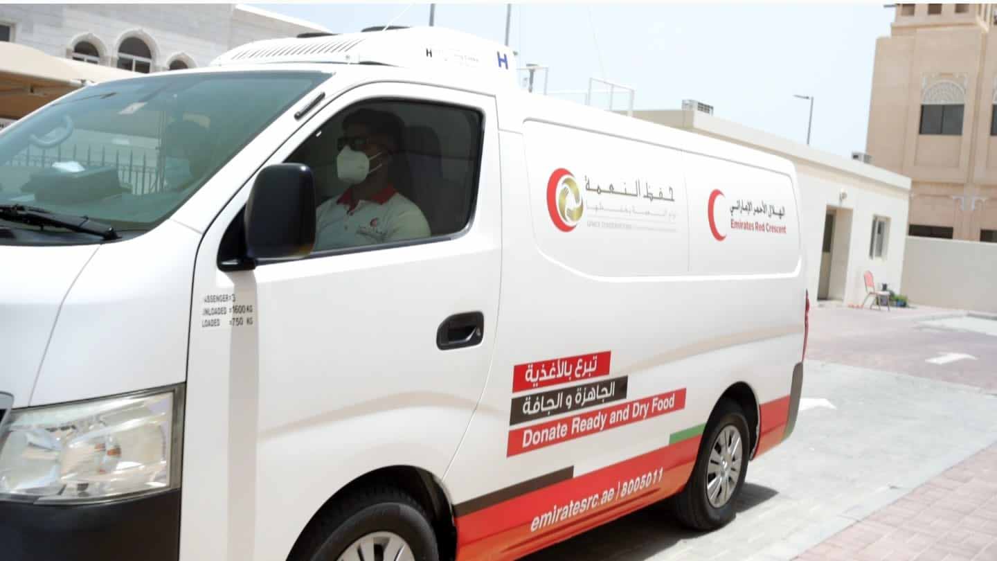 Image for the title: Al Khalidiya Council allocates a vehicle to preserve foods 
