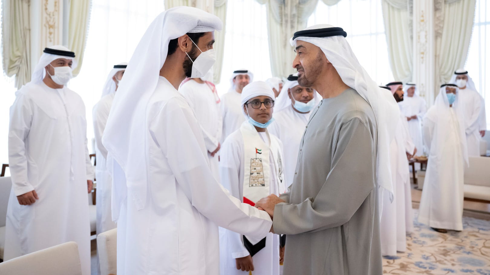 Image for the title: UAE President receives Emirati physicist Almheiri 