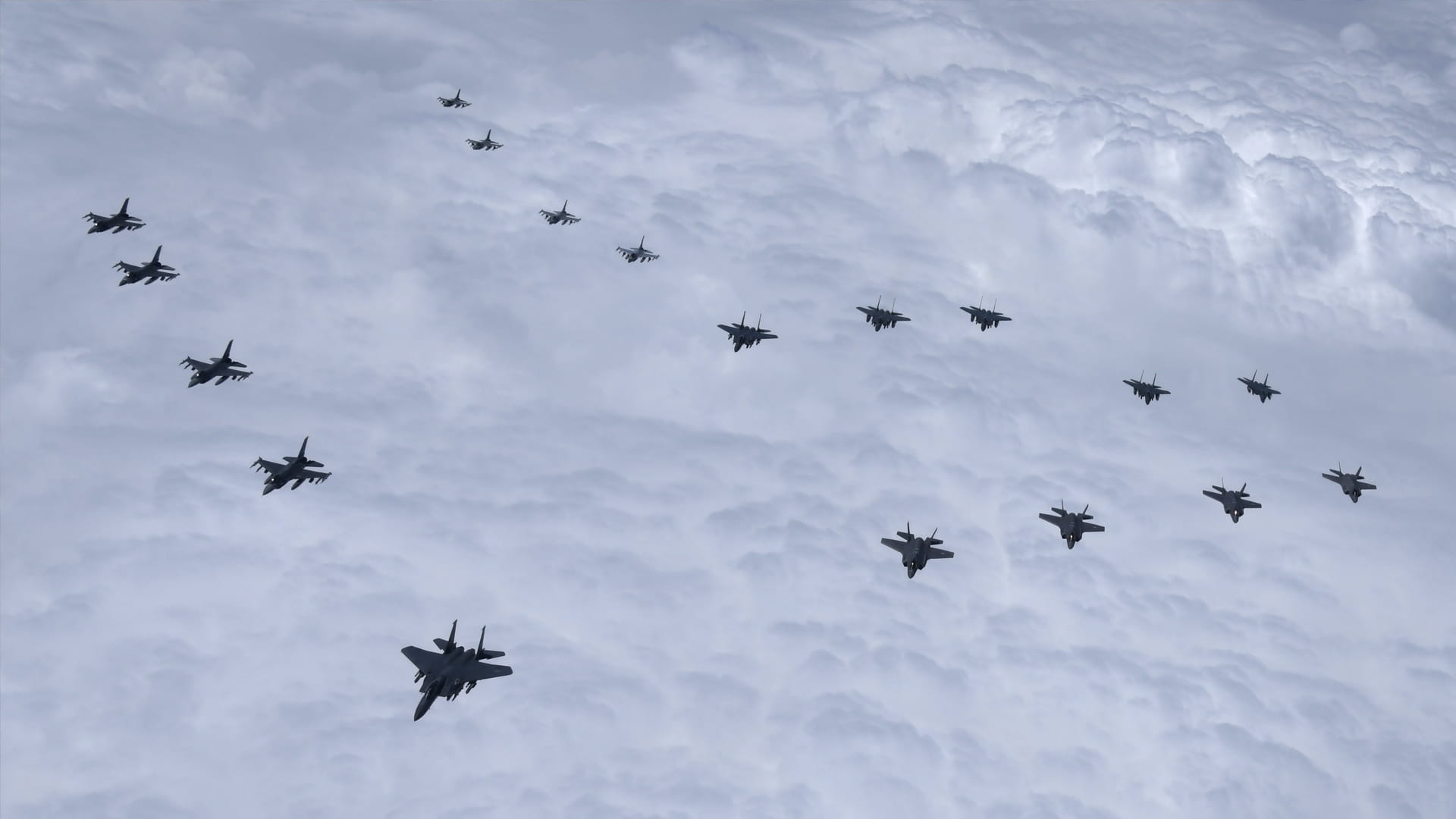 Image for the title: S.Korea, US showcase air power during US official's Seoul visit 