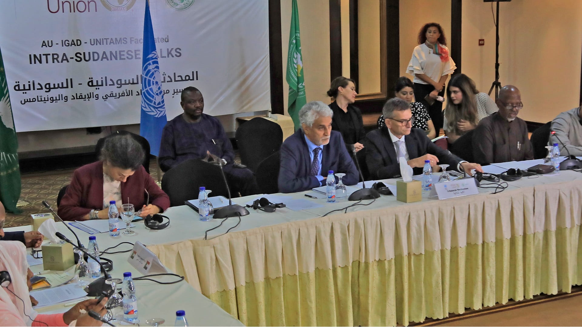 Image for the title: Sudan starts post-coup talks without key civilian bloc 