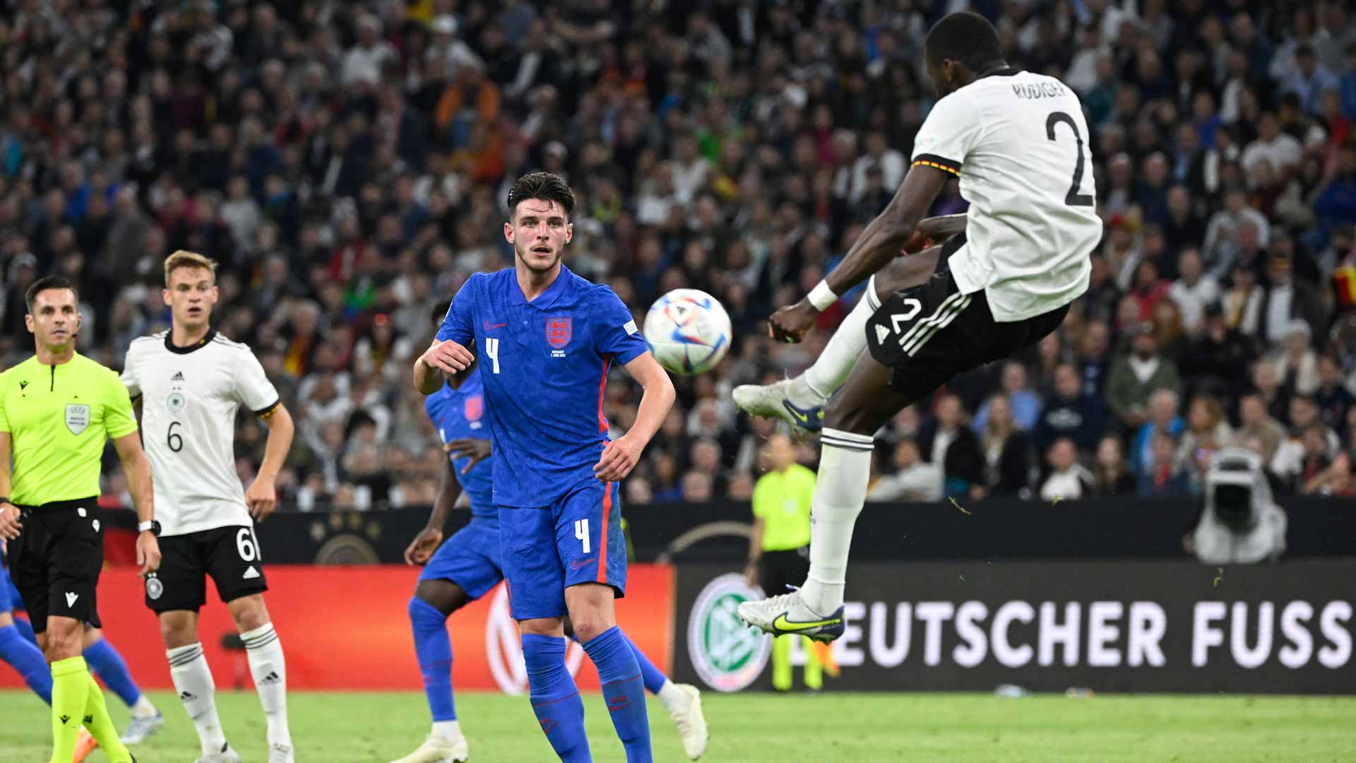 صورة بعنوان: المنتخب الإنجليزي يخطف التعادل من نظيره الألماني بدوري أمم أوروبا 