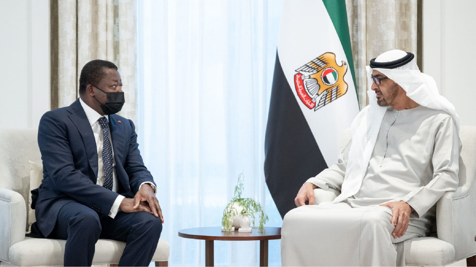 Image for the title: Mohamed bin Zayed receives President of Togo 