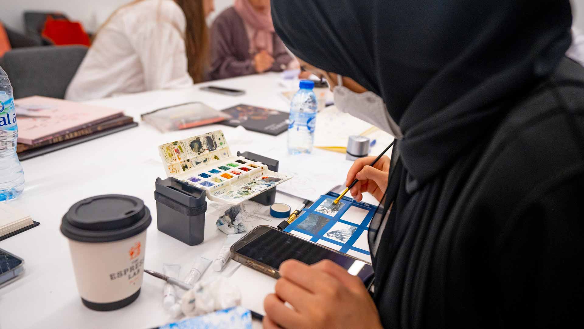Image for the title: UAEBBY organises hands-on workshop on crafting silent books 