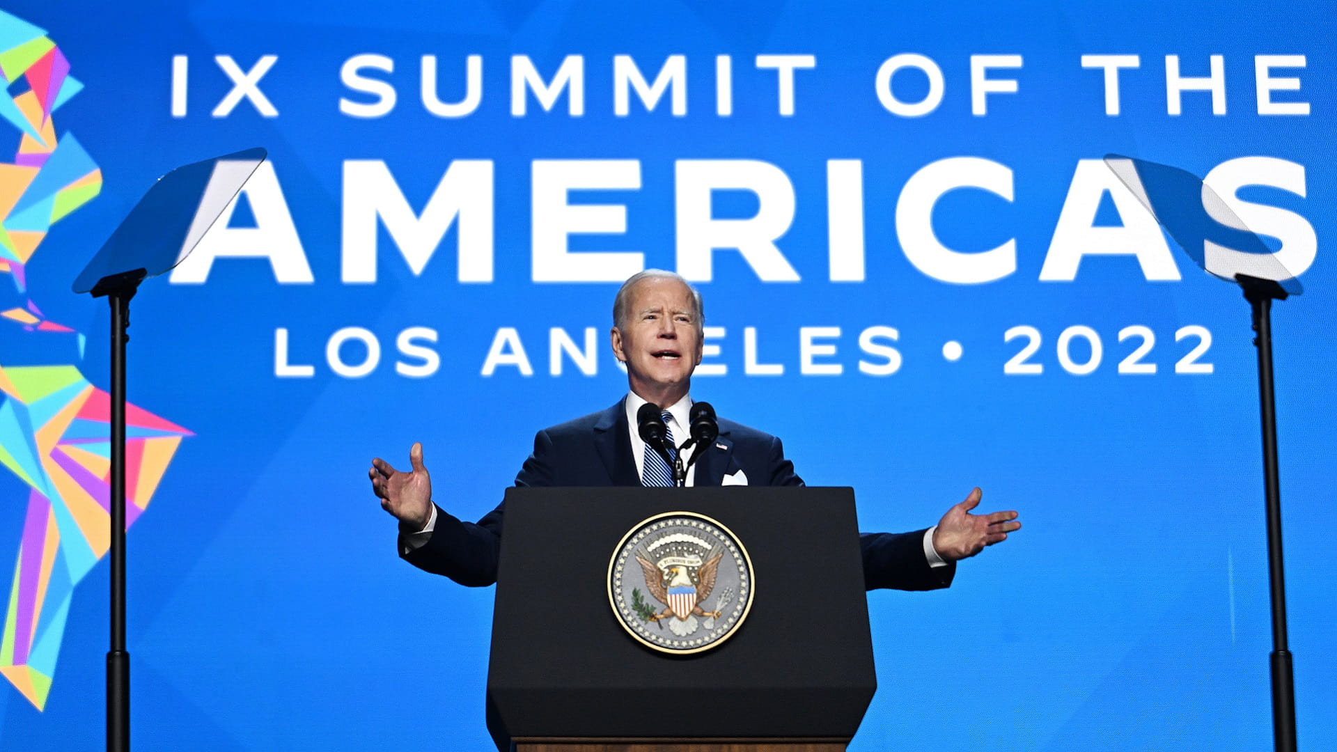 Image for the title: Biden eyes climate evo as Brasil leader joins Americas summit 