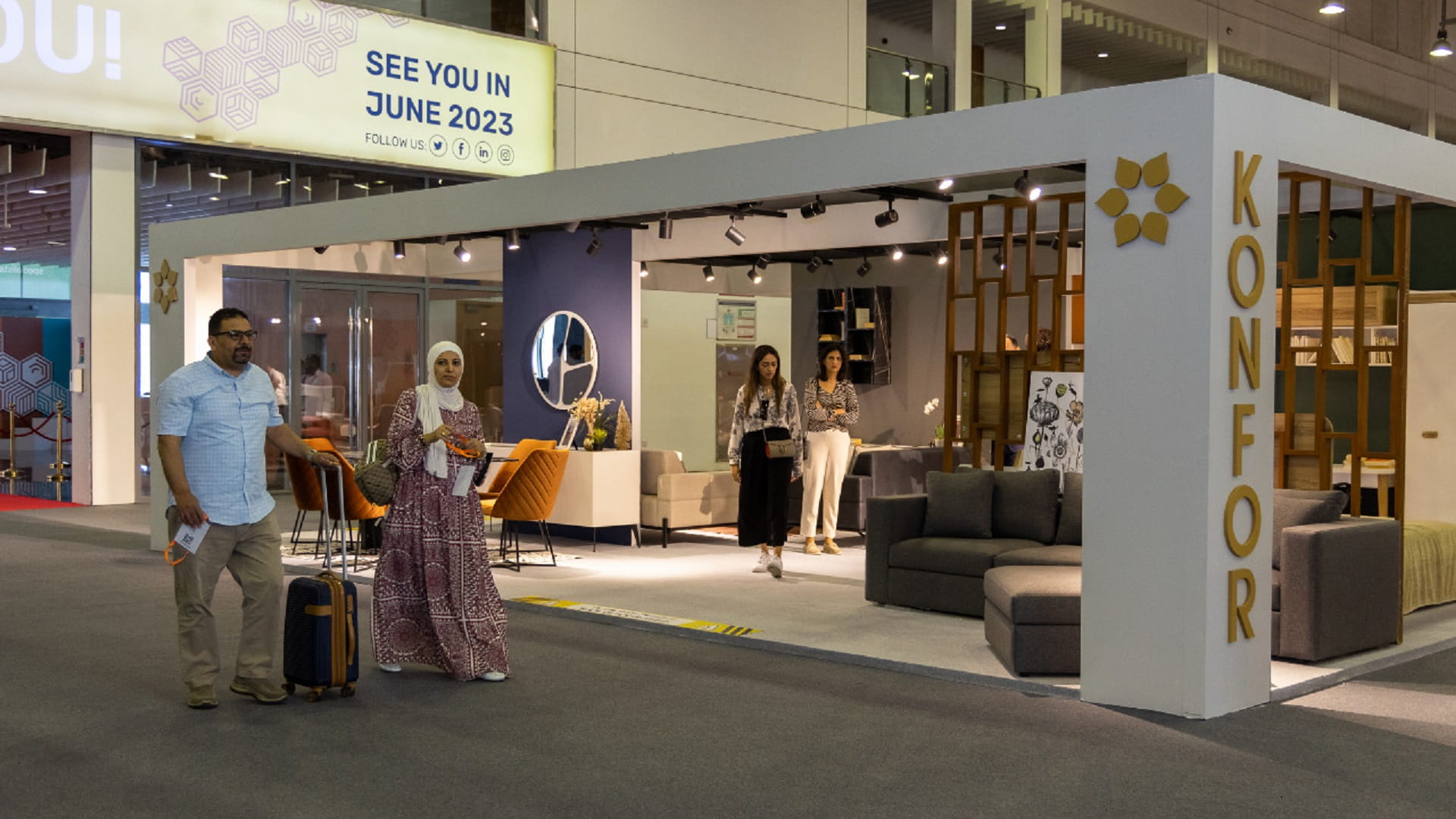 صورة بعنوان: إكسبو الشارقة يشهد انطلاق النسخة الثانية من معرض "هايف للأثاث" 