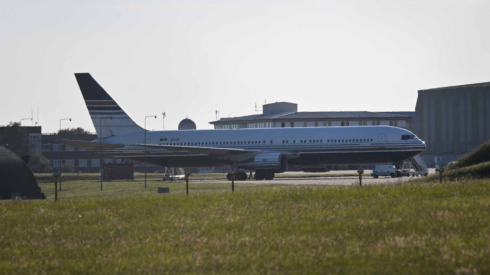 Image for the title: UK Rwanda asylum-seeker flight cancelled after European ruling 