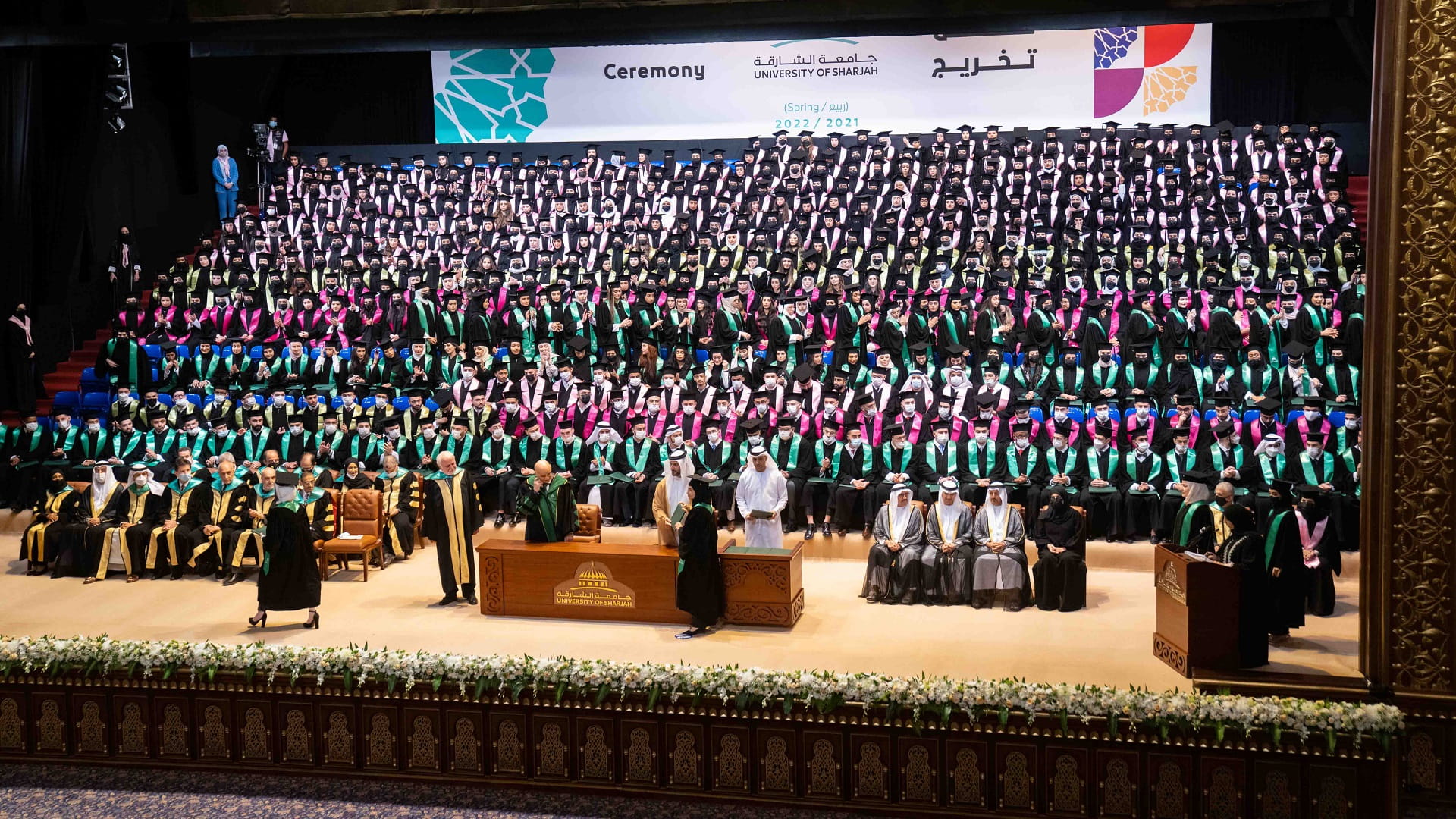 Image for the title: Sultan bin Ahmed attends graduation of UoS medical students 