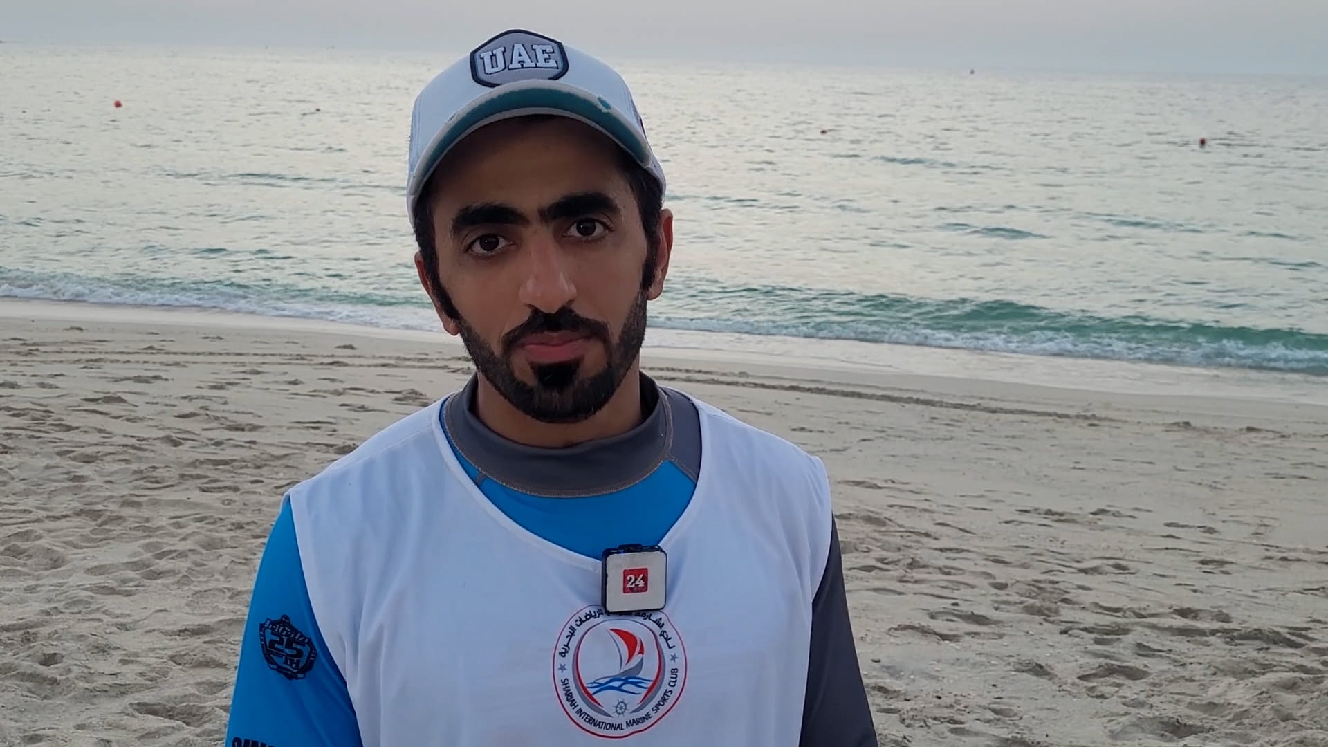 Image for the title: Saud Al Nuaimi wins Aquabike Championship’s veteran category 