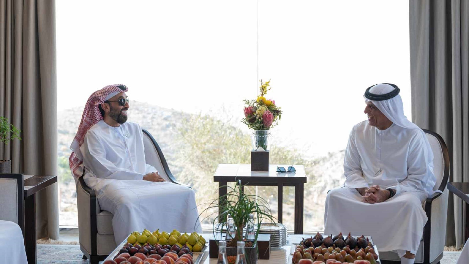 Image for the title: RAK ruler receives Tahnoun bin Zayed 