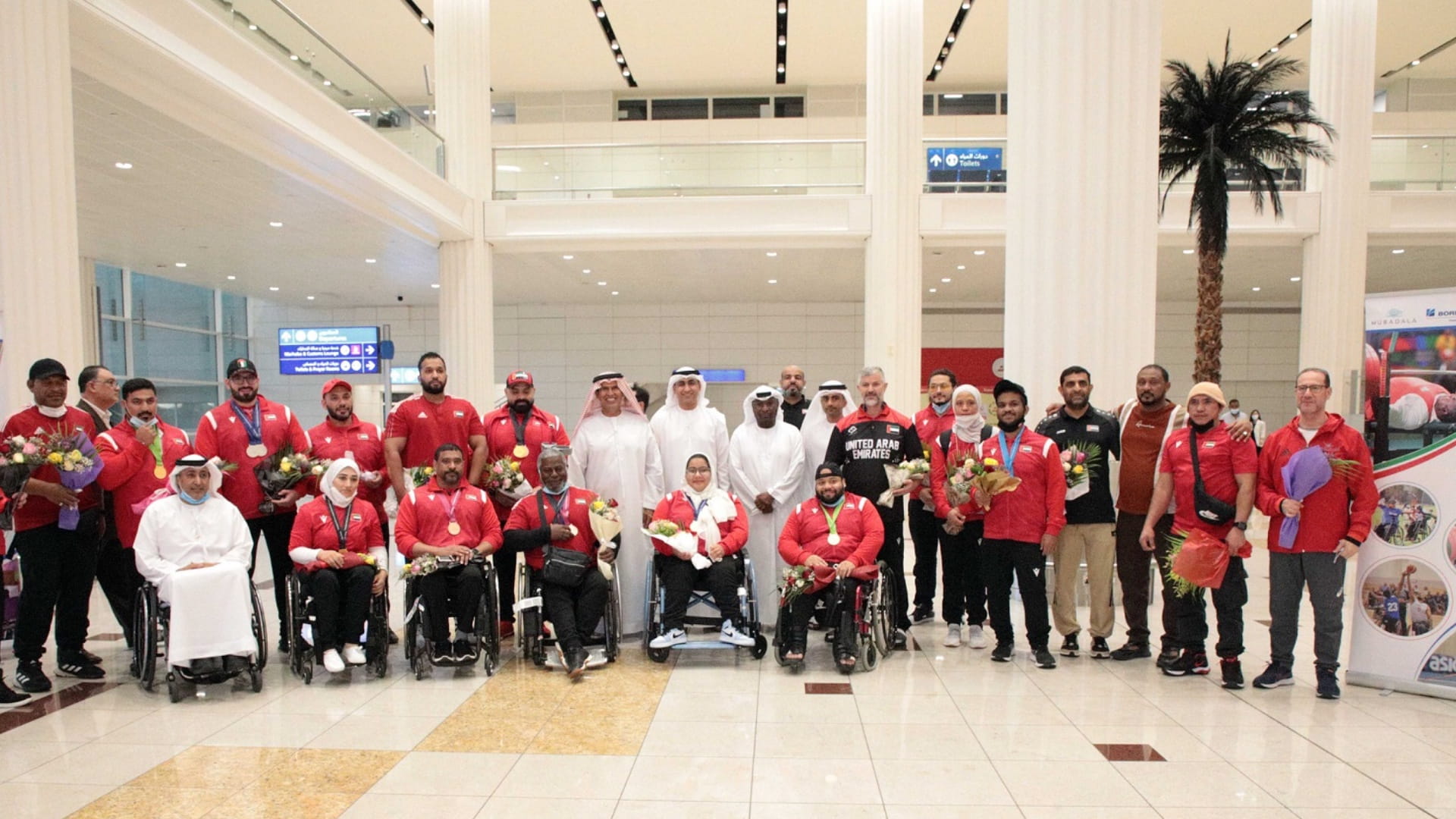 صورة بعنوان: الإمارات تحصد 18 ميدالية ملونة بآسيوية رفعات القوة لأصحاب الهمم 