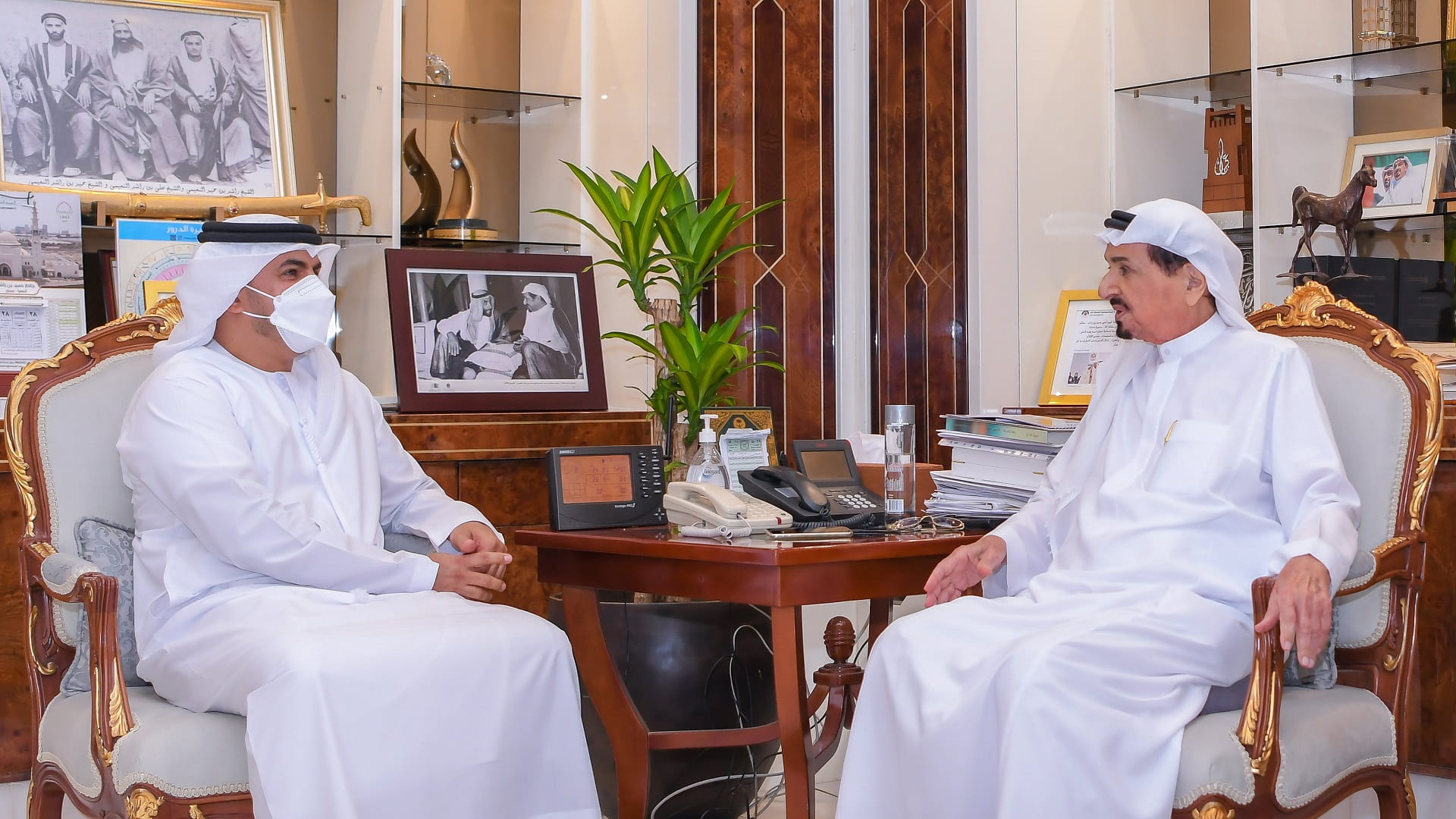 Image for the title: Ajman Ruler briefed on plans, programmes of Ministry of Justice 