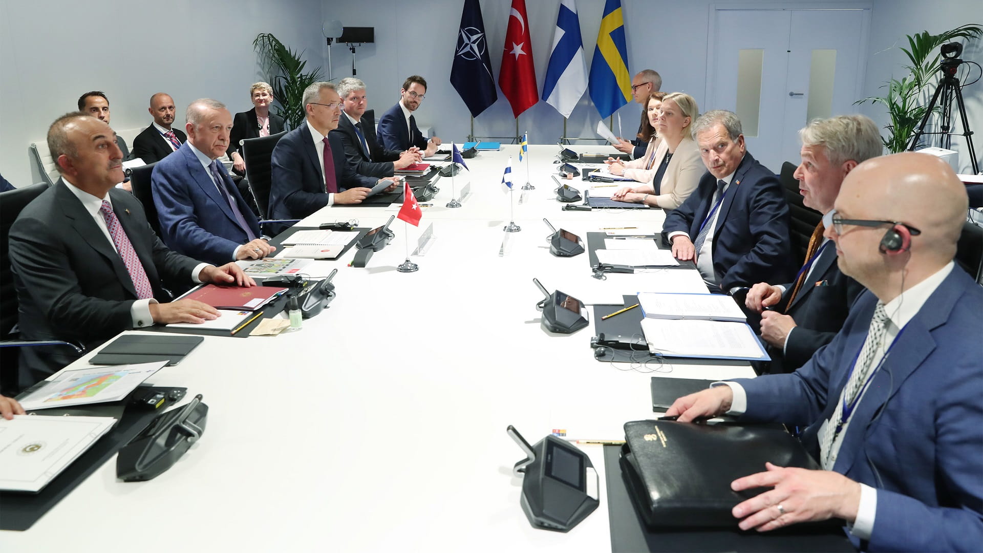 Image for the title: NATO to invite Sweden, Finland to become members Wednesday 
