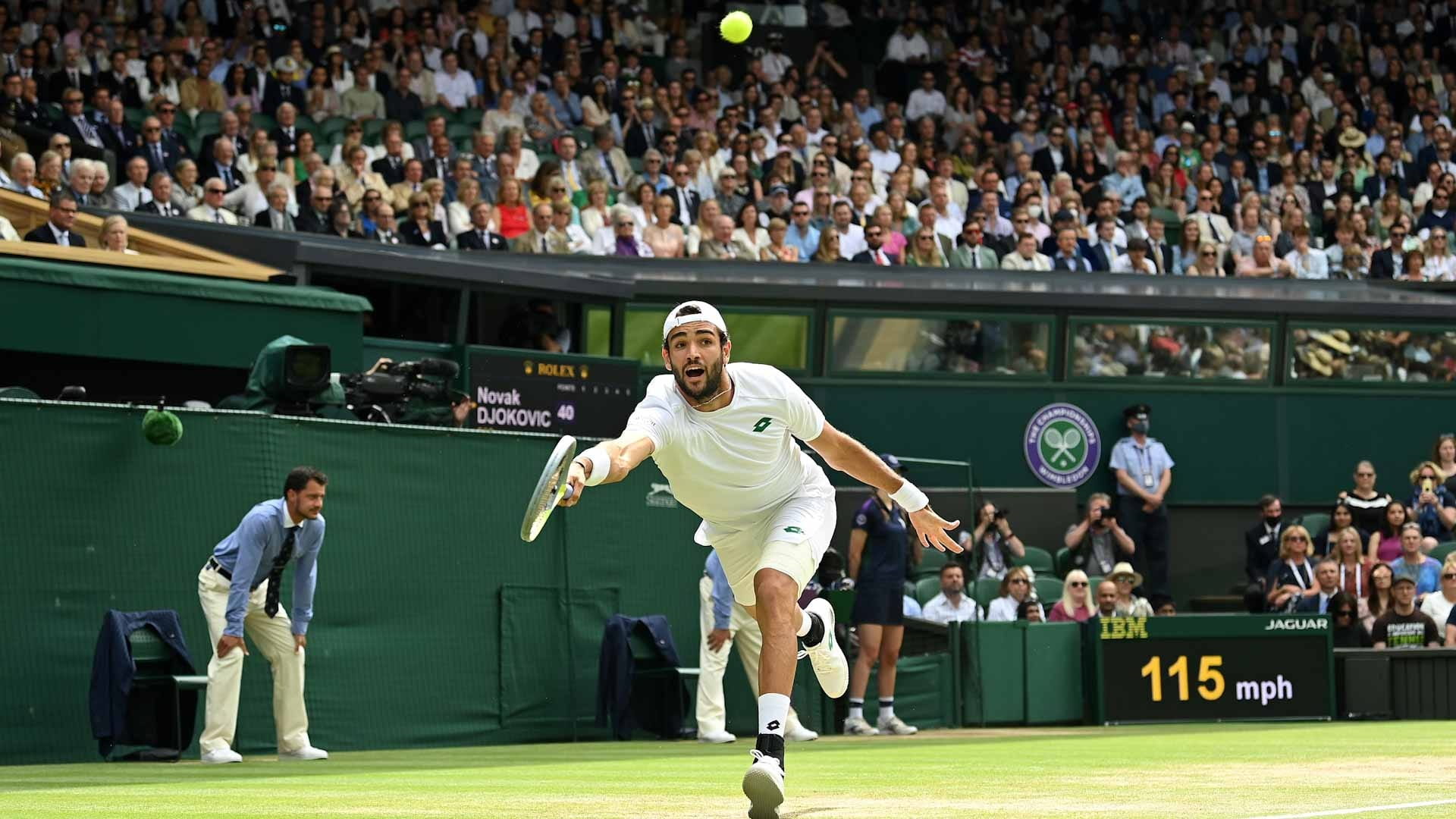 صورة بعنوان: الإيطالي ماتيو بيريتيني ينسحب من بطولة ويمبلدون للتنس  