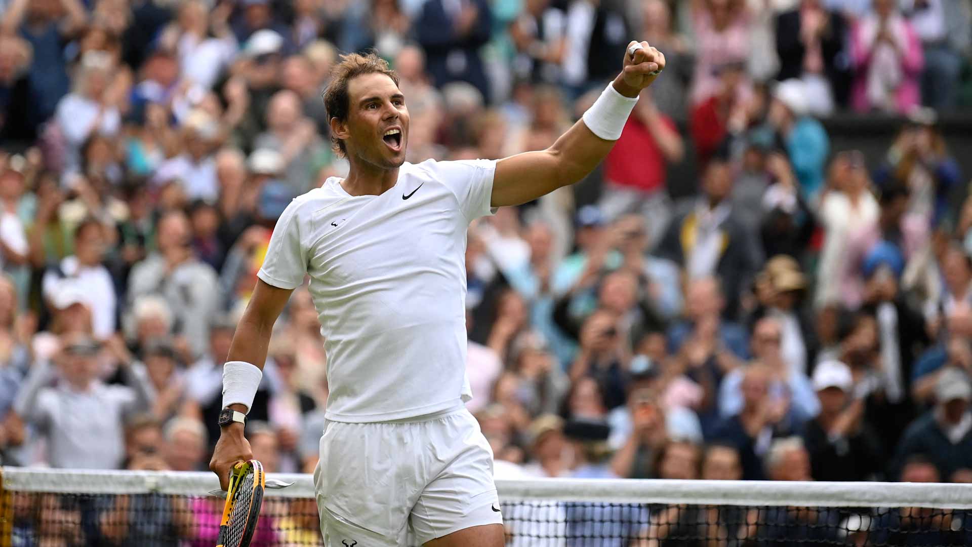 Image for the title: Nadal overcomes third set wobble to reach second round 