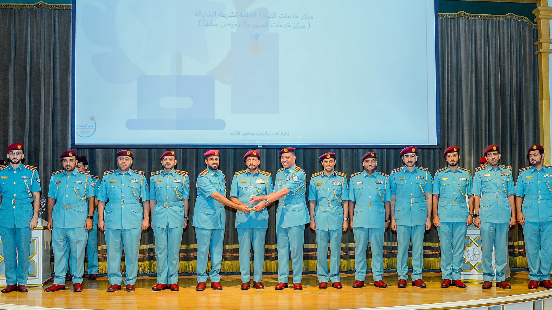 Image for the title: Al Shamsi attends Customer Happiness ceremony at Cultural Palace 