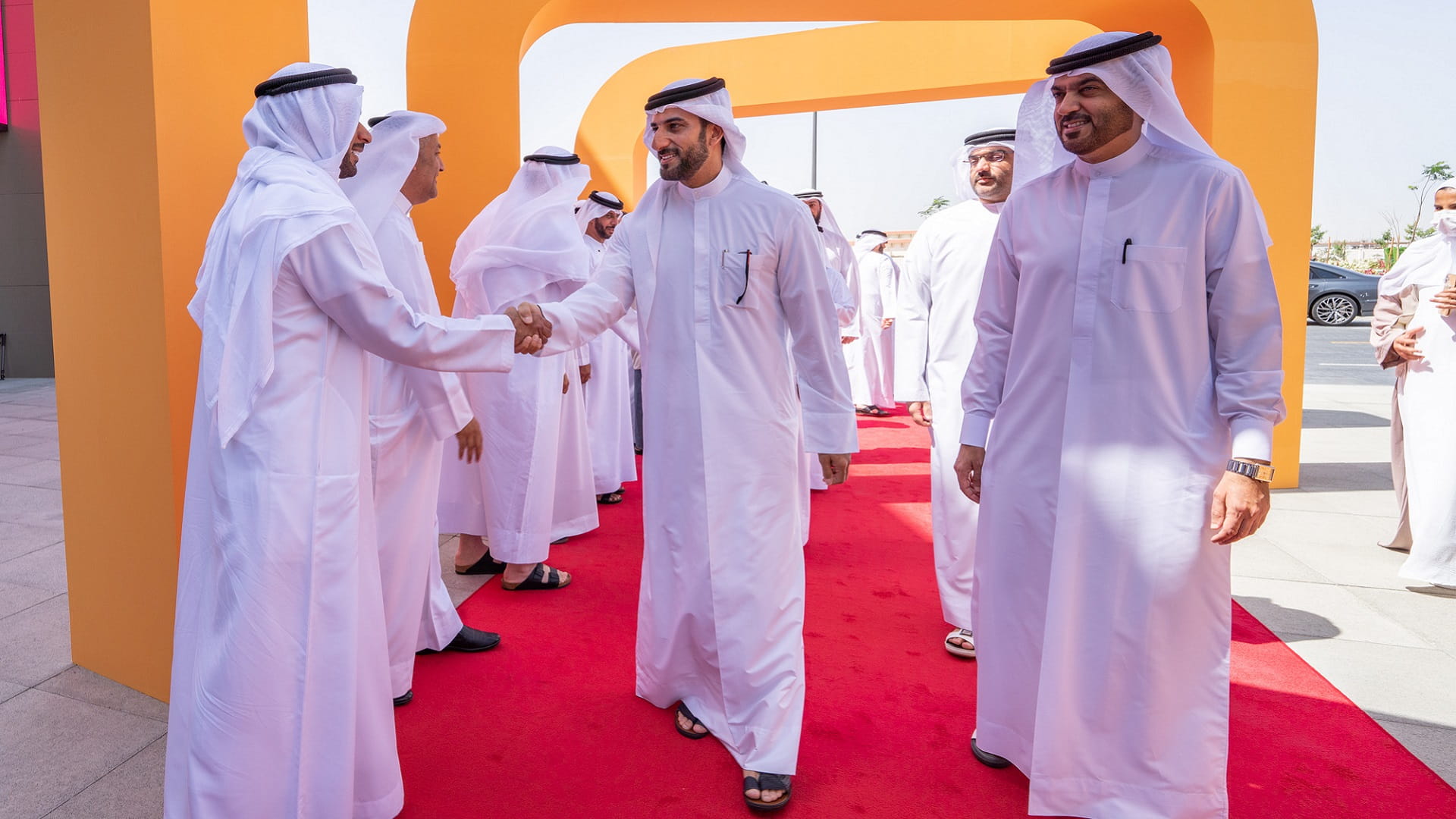 Image for the title: Sultan bin Ahmed inaugurates Shams Business Centre 